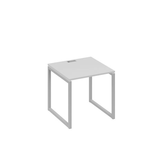 Стол письменный на металлокаркасе QUATTRO серый / металлокаркас серый