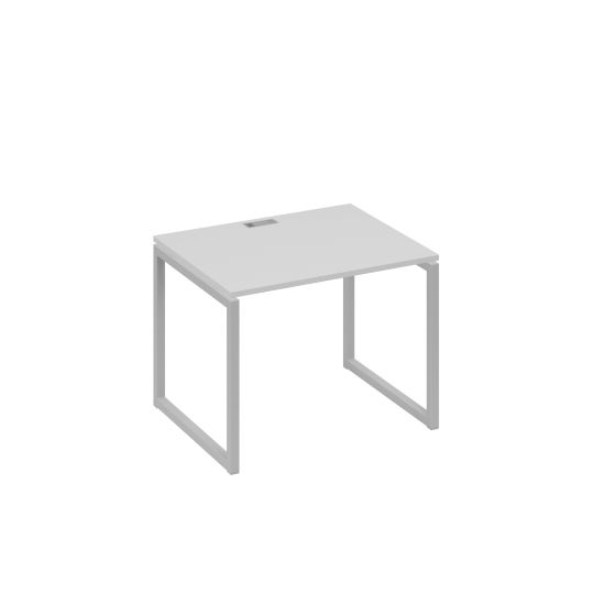 Стол письменный на металлокаркасе QUATTRO серый / металлокаркас серый