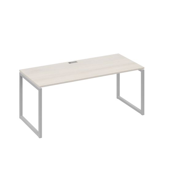 Стол письменный на металлокаркасе QUATTRO дуб / металлокаркас серый