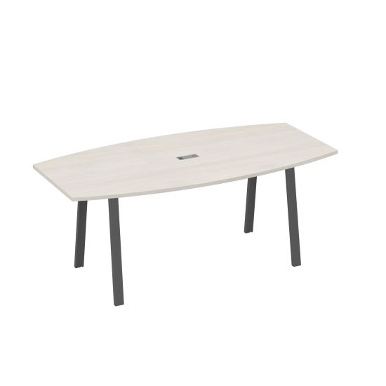Стол для переговоров 200 на каркасе TRE дуб / металлокаркас антрацит