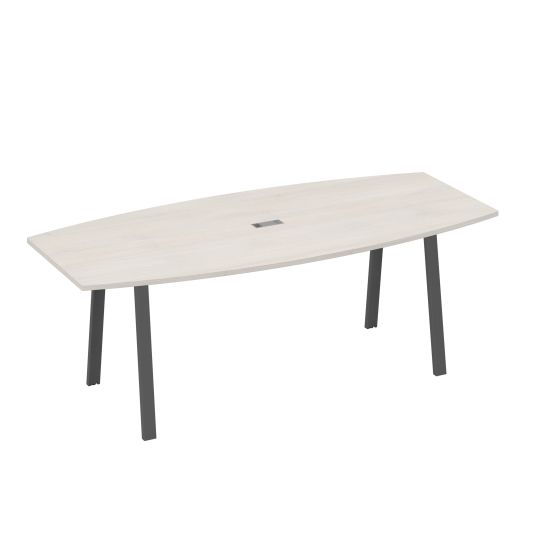 Стол для переговоров 220 на металлокаркасе TRE дуб / металлокаркас антрацит