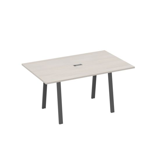 Стол 160 в переговорную металлокаркас TRE дуб / металлокаркас антрацит