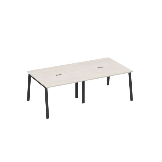 Стол 240 для переговоров металлокаркас TRE дуб / металлокаркас антрацит