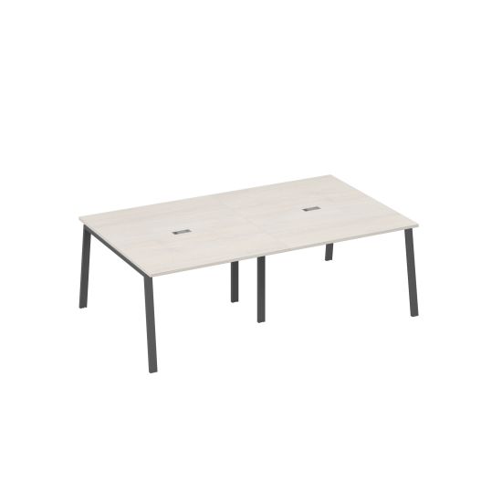 Стол переговорный 240 на металлокаркасе TRE дуб / металлокаркас антрацит