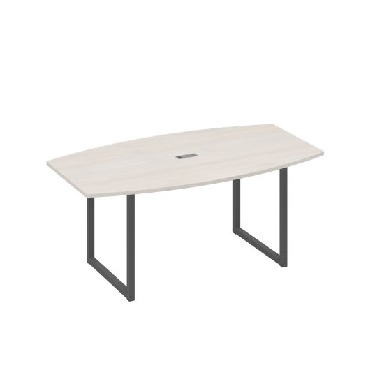 Стол для переговоров 180 на каркасе QUATTRO дуб / металлокаркас антрацит