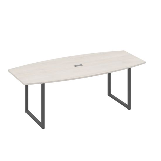 Переговорный стол 220 на каркасе QUATTRO дуб / металлокаркас антрацит