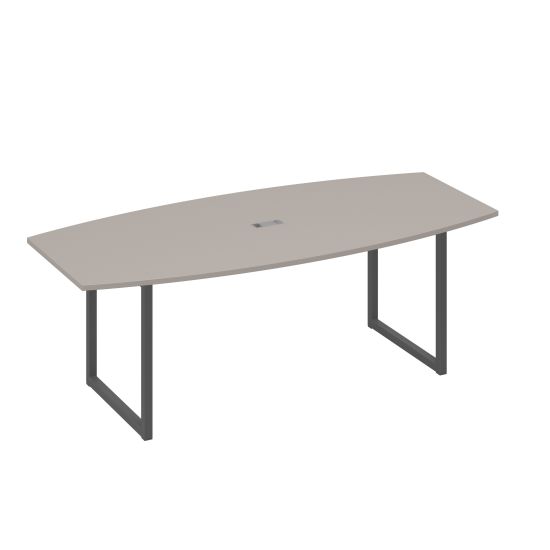 Переговорный стол 220 на каркасе QUATTRO мокко премиум / металлокаркас антрацит
