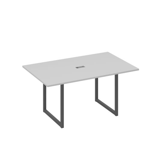 Стол 160 каркас QUATTRO для переговоров серый / металлокаркас антрацит