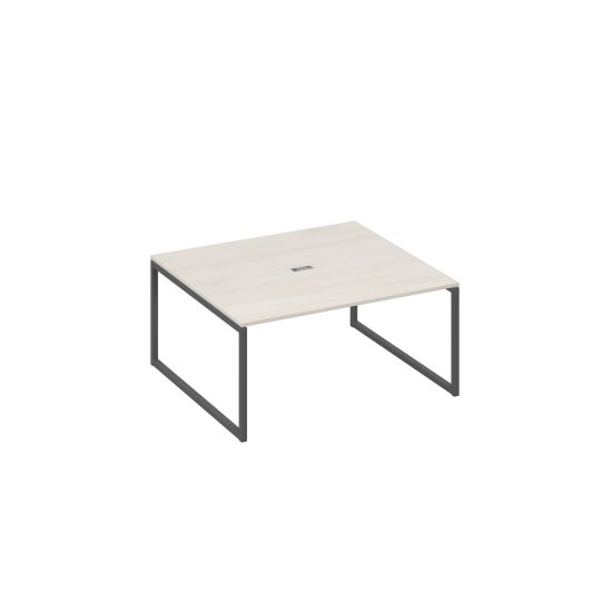 Стол переговорный 160 на каркасе QUATTRO дуб / металлокаркас антрацит