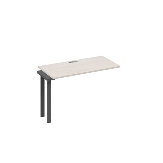 Секция стола 120 рабочей станции на каркасе UNO дуб / металлокаркас антрацит