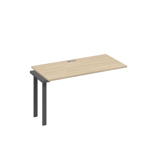 Секция 140 для станции на каркасе UNO дуб скандинавский / металлокаркас антрацит