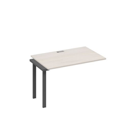 Секция 120 рабочей станции опоры UNO дуб / металлокаркас антрацит