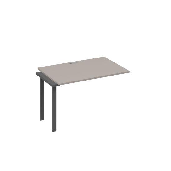 Секция 120 рабочей станции опоры UNO мокко премиум / металлокаркас антрацит