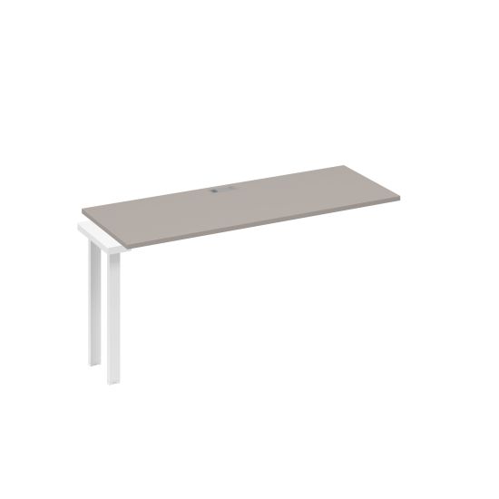 Секция 160 станции на металлокаркасе UNO мокко премиум / металлокаркас белый