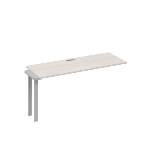 Секция 160 станции на металлокаркасе UNO дуб / металлокаркас серый