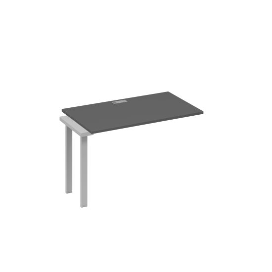 Секция 120 на металлокаркасе UNO для станции антрацит премиум / металлокаркас серый