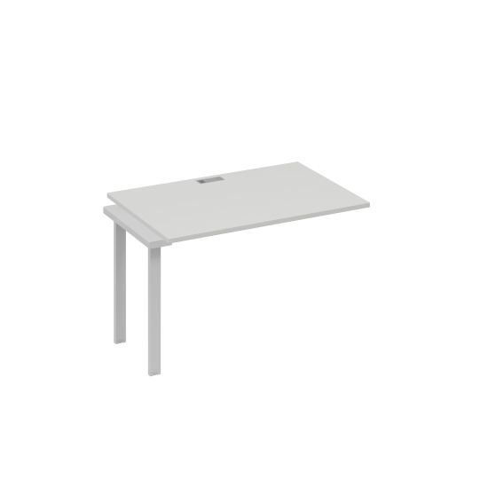 Секция 120 рабочей станции опоры UNO серый / металлокаркас серый