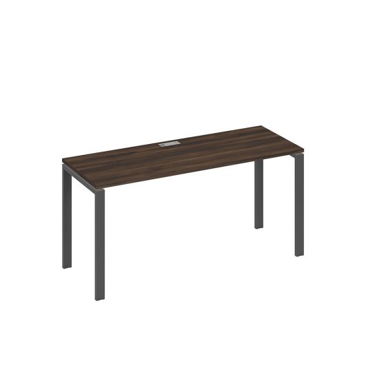 Стол письменный на металлокаркасе UNO дуб ристретто/ металлокаркас антрацит