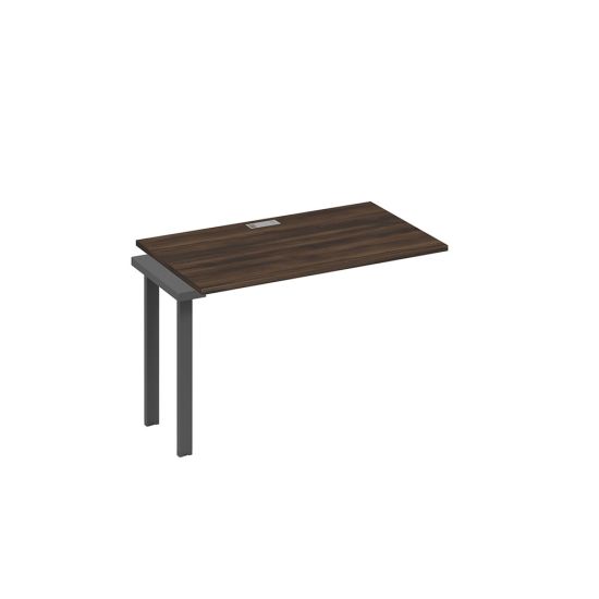 Секция 120 на металлокаркасе UNO для станции дуб ристретто/ металлокаркас антрацит