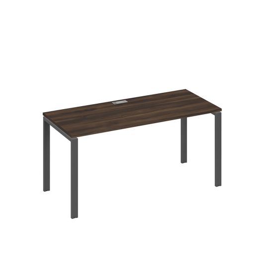 Стол письменный на металлокаркасе UNO дуб ристретто/ металлокаркас антрацит