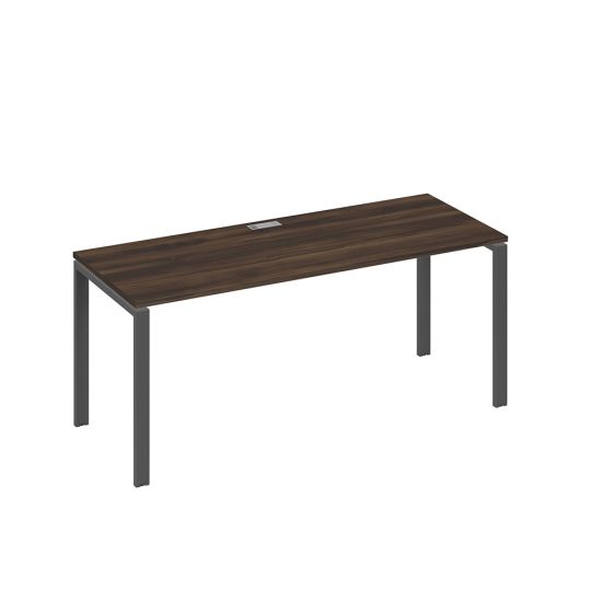 Стол письменный на металлокаркасе UNO дуб ристретто/ металлокаркас антрацит
