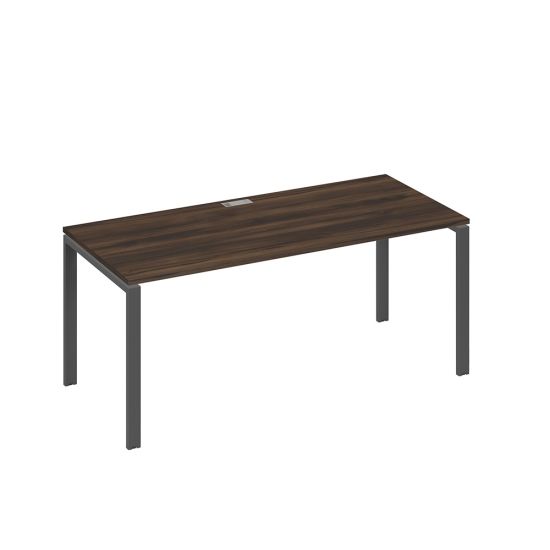 Стол письменный на металлокаркасе UNO дуб ристретто/ металлокаркас антрацит