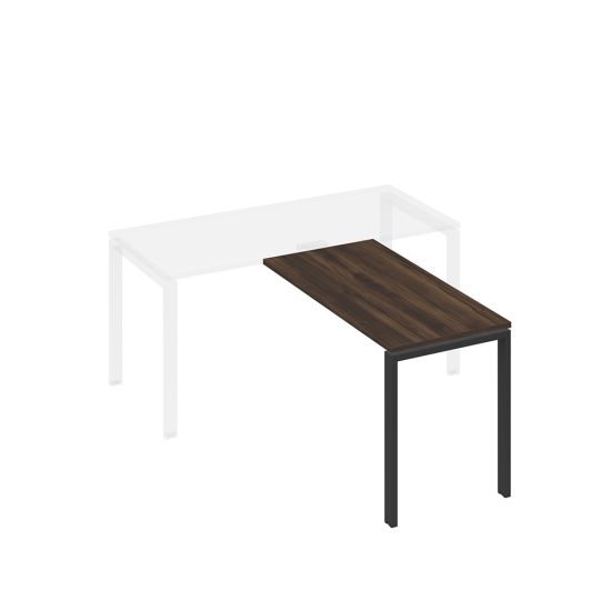 Брифинг-приставка каркас UNO дуб ристретто/ металлокаркас антрацит