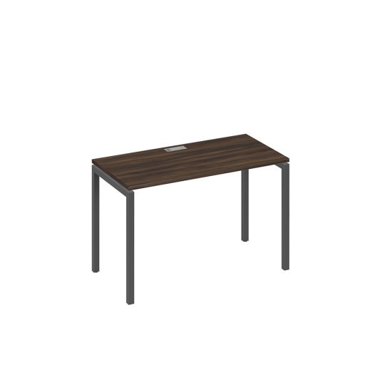 Стол письменный на металлокаркасе DUE дуб ристретто/ металлокаркас антрацит