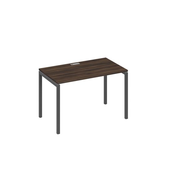 Стол письменный на металлокаркасе DUE дуб ристретто/ металлокаркас антрацит