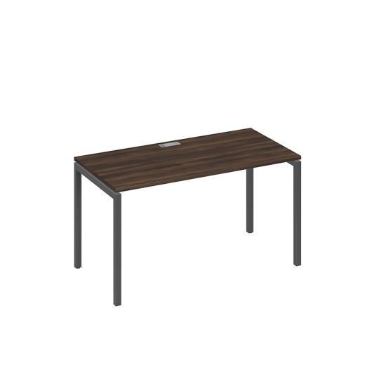 Стол 140x70 письменный на каркасе DUE дуб ристретто/ металлокаркас антрацит