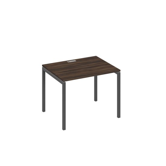 Стол письменный на металлокаркасе DUE дуб ристретто/ металлокаркас антрацит