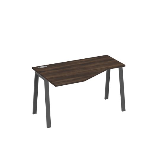 Стол Техно эргономичный левый металлокаркас TRE дуб ристретто/ металлокаркас антрацит