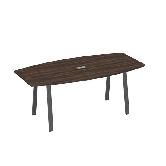 Стол для переговоров 200 на каркасе TRE дуб ристретто/ металлокаркас антрацит