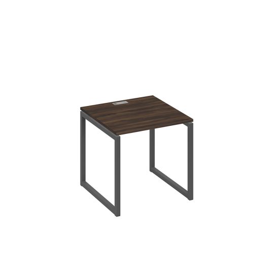 Стол письменный на металлокаркасе QUATTRO дуб ристретто/ металлокаркас антрацит