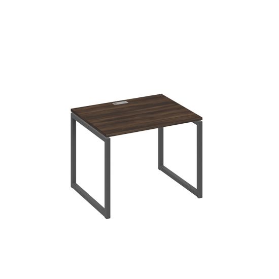 Стол письменный на металлокаркасе QUATTRO дуб ристретто/ металлокаркас антрацит