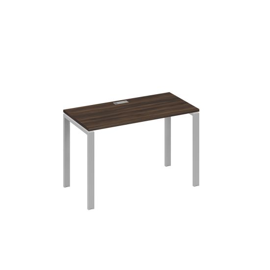 Стол письменный на металлокаркасе UNO дуб ристретто/ металлокаркас серый