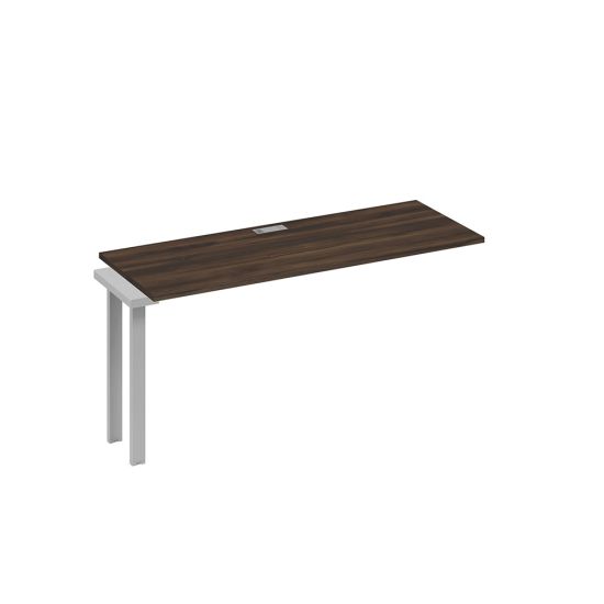 Секция 160 станции на металлокаркасе UNO дуб ристретто/ металлокаркас серый