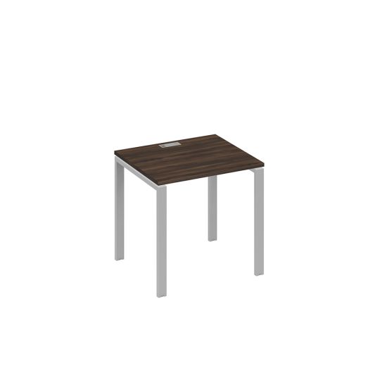 Стол письменный на металлокаркасе UNO дуб ристретто/ металлокаркас серый