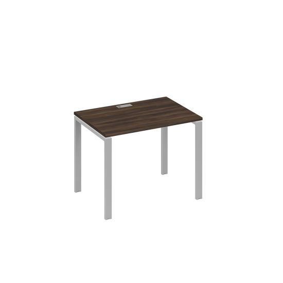 Стол письменный на металлокаркасе UNO дуб ристретто/ металлокаркас серый