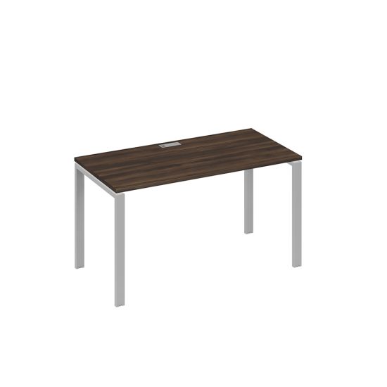 Стол письменный на металлокаркасе UNO дуб ристретто/ металлокаркас серый