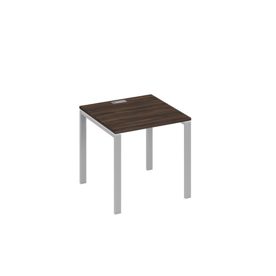 Стол письменный на металлокаркасе UNO дуб ристретто/ металлокаркас серый