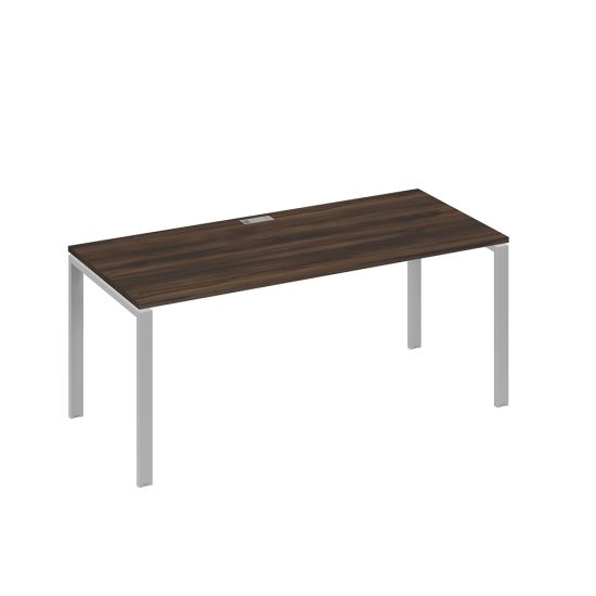 Стол письменный на металлокаркасе UNO дуб ристретто/ металлокаркас серый