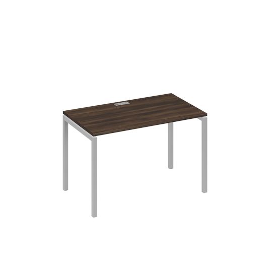 Стол письменный на металлокаркасе DUE дуб ристретто/ металлокаркас серый