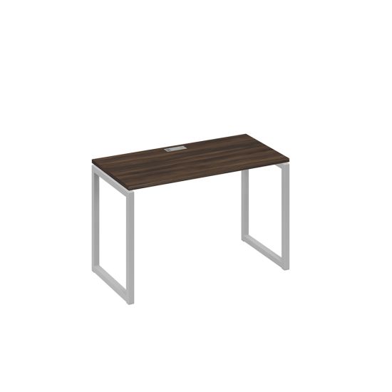 Стол письменный на металлокаркасе QUATTRO дуб ристретто/ металлокаркас серый