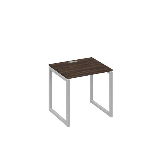 Стол письменный на металлокаркасе QUATTRO дуб ристретто/ металлокаркас серый