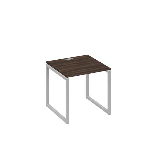 Стол письменный на металлокаркасе QUATTRO дуб ристретто/ металлокаркас серый