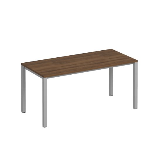 Стол письменный на металлокаркасе КФ французский орех / серый