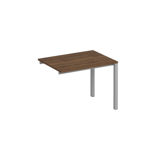 Секция стола рабочей станции на металлокаркасе КФ французский орех / серый