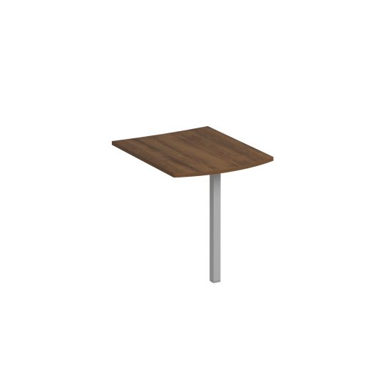 Брифинг-приставка фронтальная с опорой КФ французский орех / серый