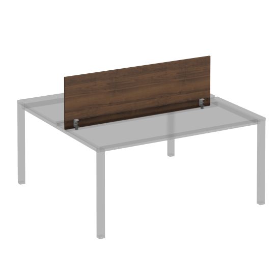 Экран с кронштейнами фронтальный для станции 160 на сером каркасе КФ французский орех